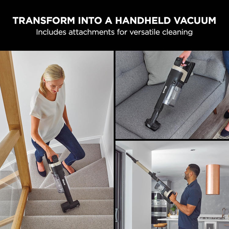 Shark Stratos Cordless Stick Vacuum Pet Pro – Charcoal/Brass