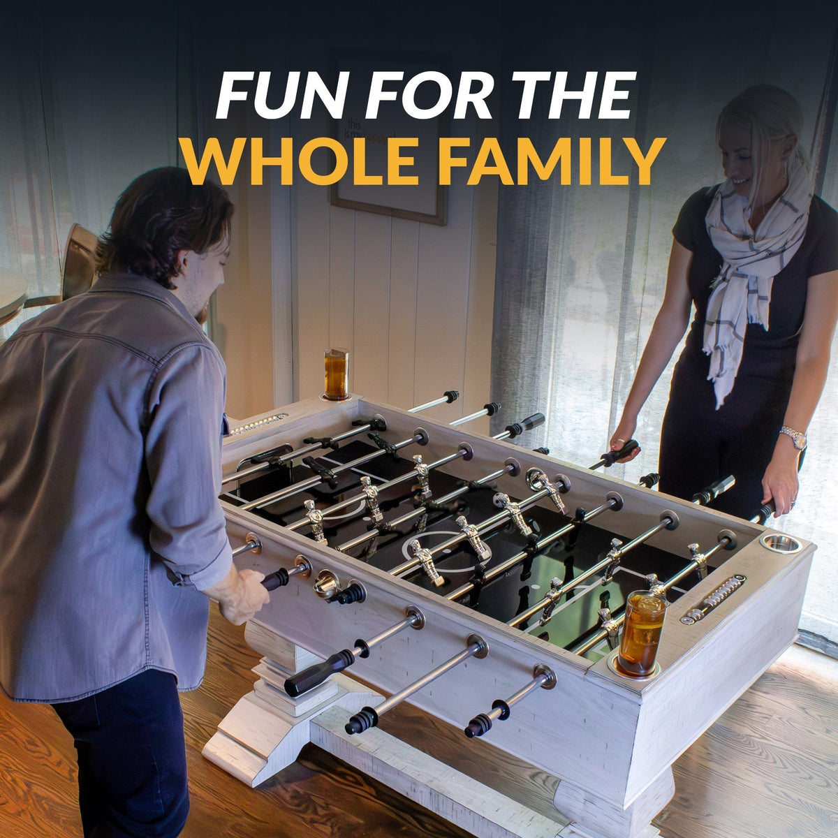 Hathaway Montecito 55-in Foosball Table - Driftwood BG5022