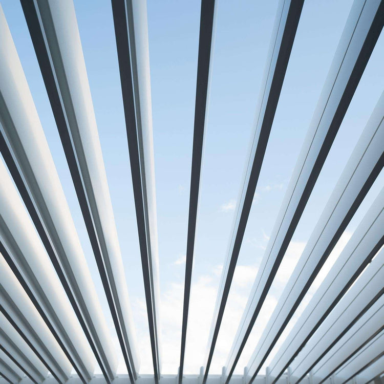 6m x 3m Rectangular Aluminium Louvered Pergola – Grey