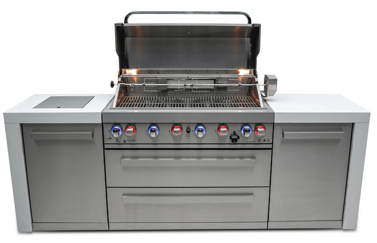 Mont Alpi 805 Deluxe Island 6-Burner Grill MAi805-D