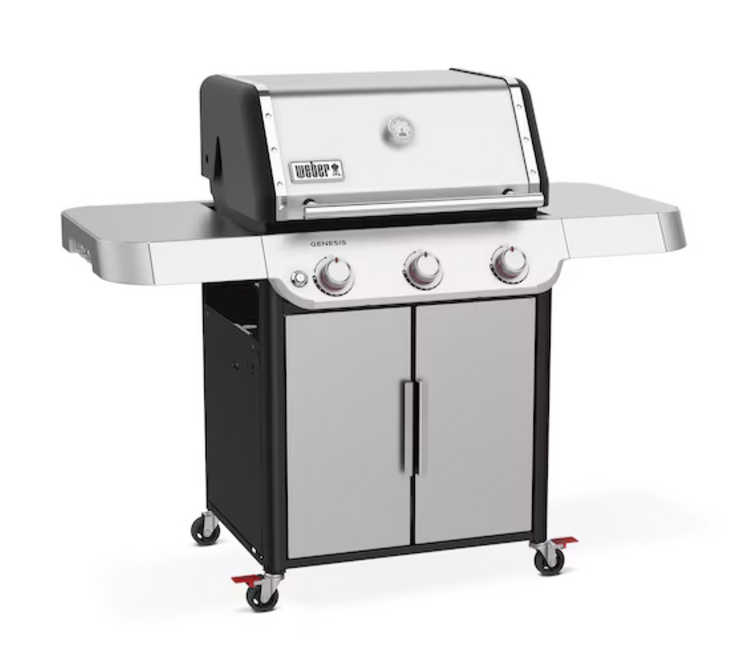 Weber Genesis S-315 Stainless Steel 3-Burner Liquid Propane Gas Grill