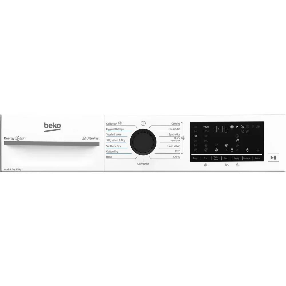 Beko BMND8545UW Washer Dryer 8kg/5kg White