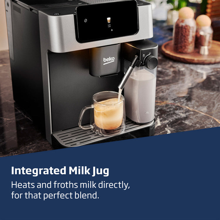 Beko CaffeExperto CEG7304X Bean to Cup Coffee Machine 2L 19 Bar Silver