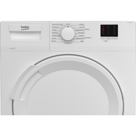 Beko DTLCE80041W Condenser Tumble Dryer 8kg White