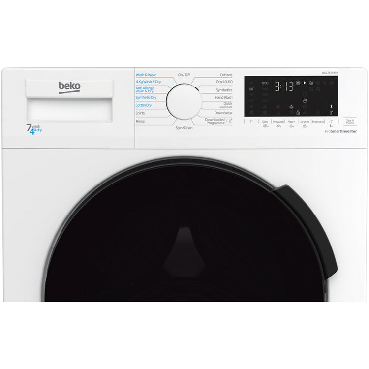 Beko WDL742441W Washer Dryer 7kg/4kg 1200rpm White