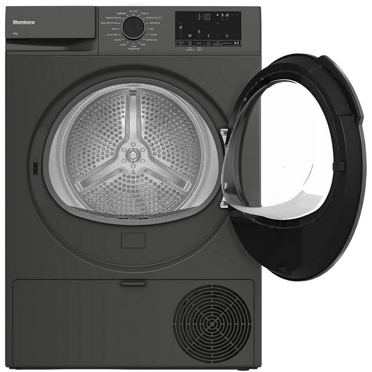 Blomberg LTA18321G Heat Pump Tumble Dryer 8kg Graphite