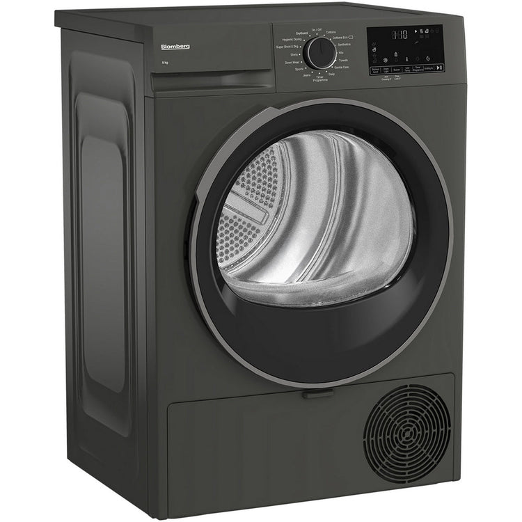 Blomberg LTA18321G Heat Pump Tumble Dryer 8kg Graphite