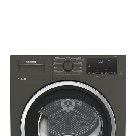 Blomberg LTK38030G Condenser Tumble Dryer 8kg Graphite