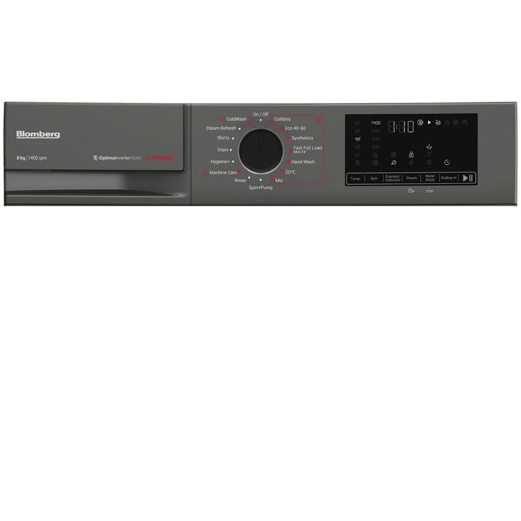 Blomberg LWA18461G Washing Machine 8kg 1400rpm Graphite