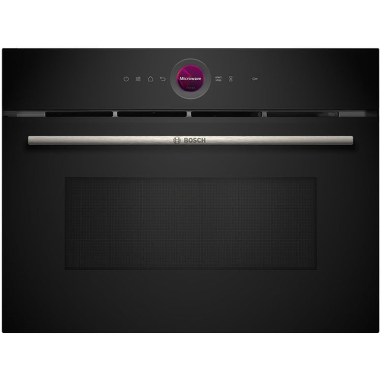 Bosch Series 8 CEG732XB1B Built-In Microwave and Grill 36L 1000W Black
