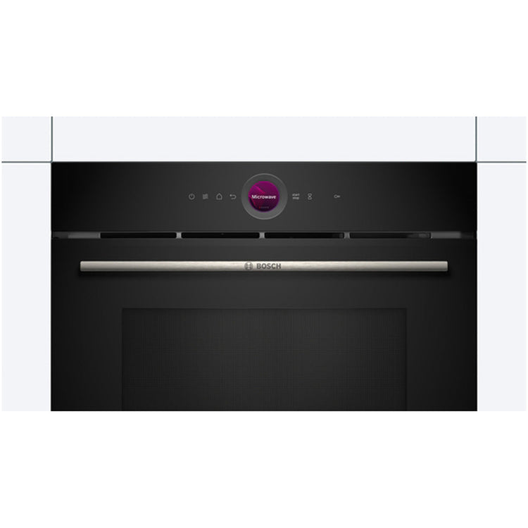 Bosch Series 8 CEG732XB1B Built-In Microwave and Grill 36L 1000W Black