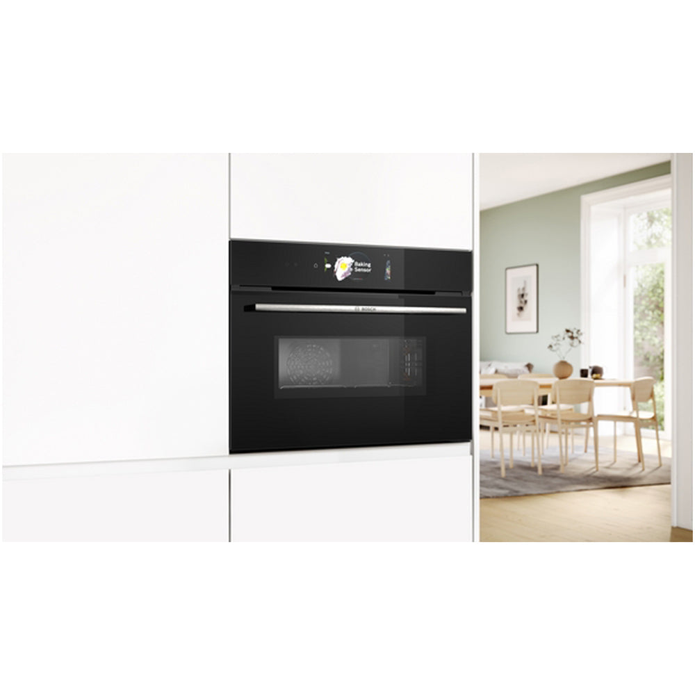 Bosch Series 8 CMG778NB1 Built-in Combi Microwave 45L Black