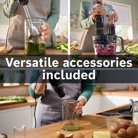 Bosch ErgoMaster Series 4 MSM4B670GB Hand Blender Black