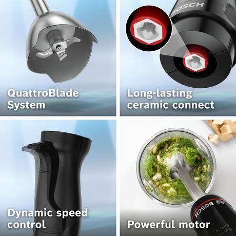 Bosch ErgoMaster Series 4 MSM4B670GB Hand Blender Black