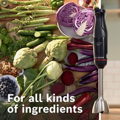 Bosch ErgoMaster Series 4 MSM4B670GB Hand Blender Black