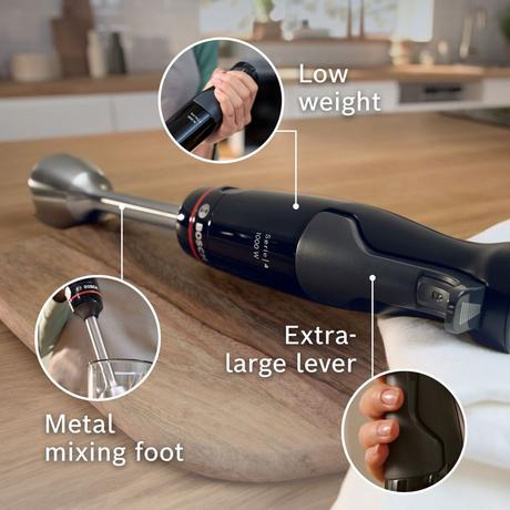 Bosch ErgoMaster Series 4 MSM4B670GB Hand Blender Black