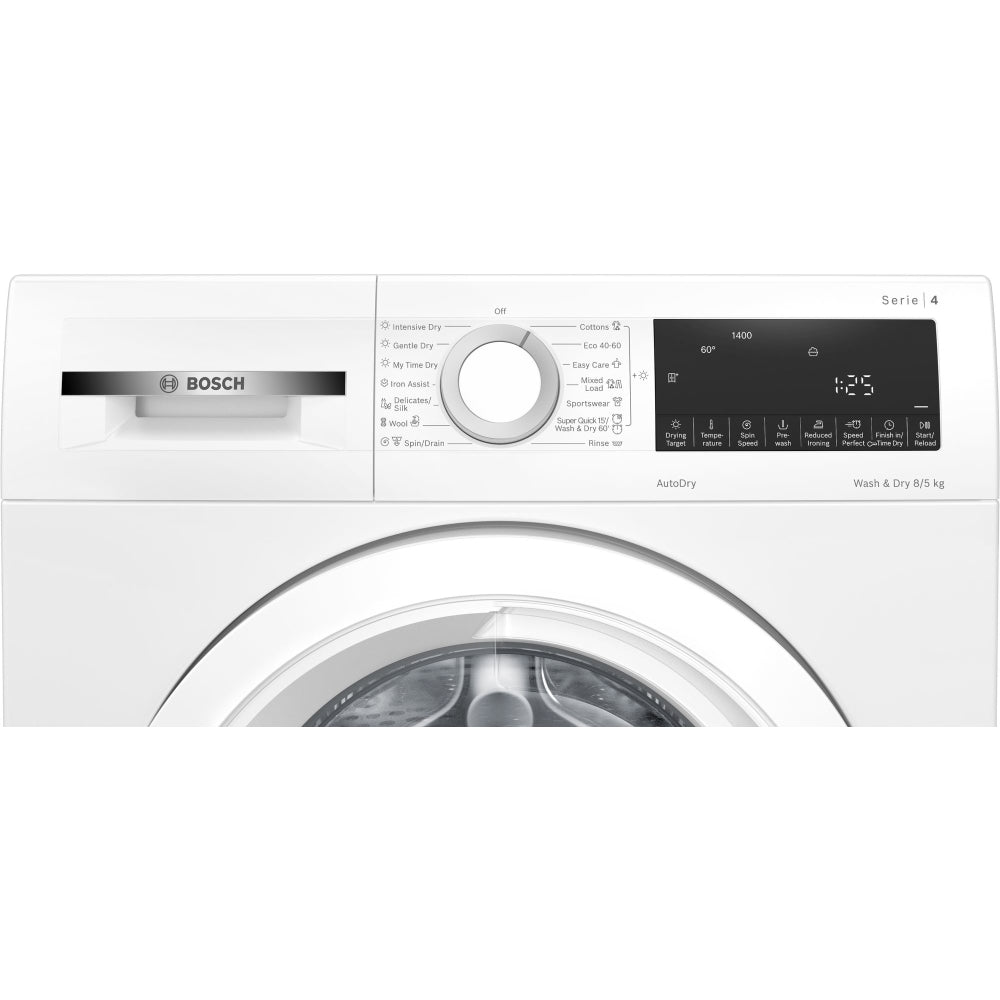 Bosch Series 4 WNA134U8GB Washer Dryer 8kg/5kg 1400rpm White