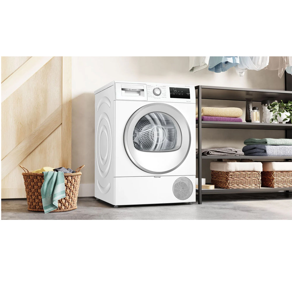 Bosch WTH85226GB Series 4 Heat Pump Tumble Dryer 8kg White