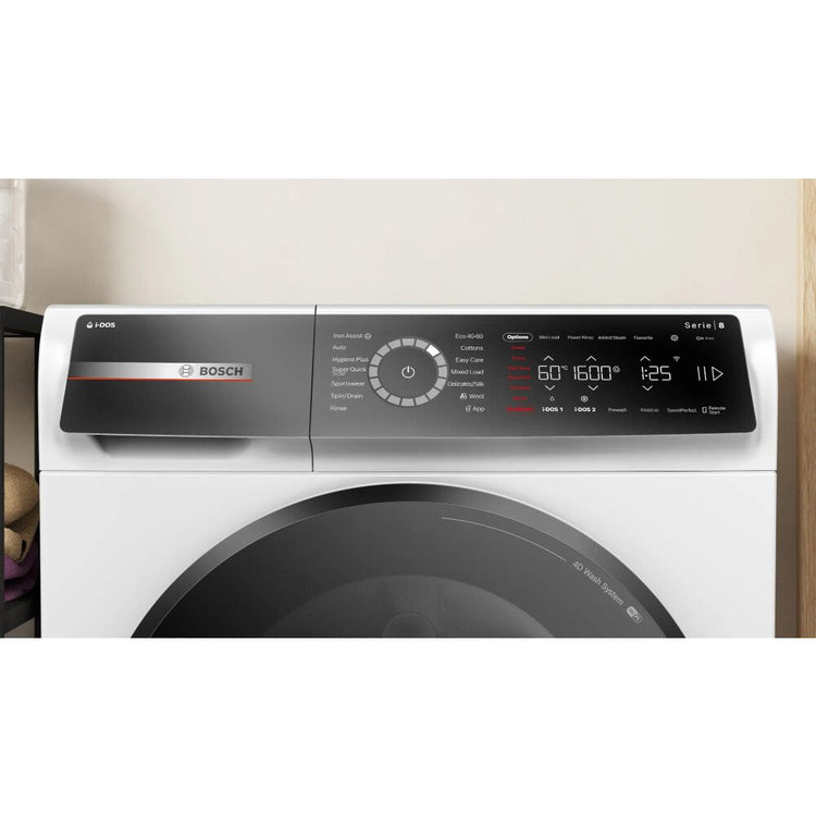 Bosch WGB256A1GB Series 8 Washing Machine 10kg 1400rpm White