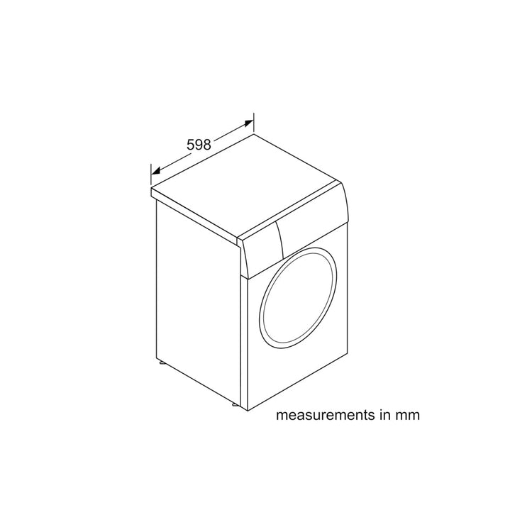 Bosch WGB256A1GB Series 8 Washing Machine 10kg 1400rpm White