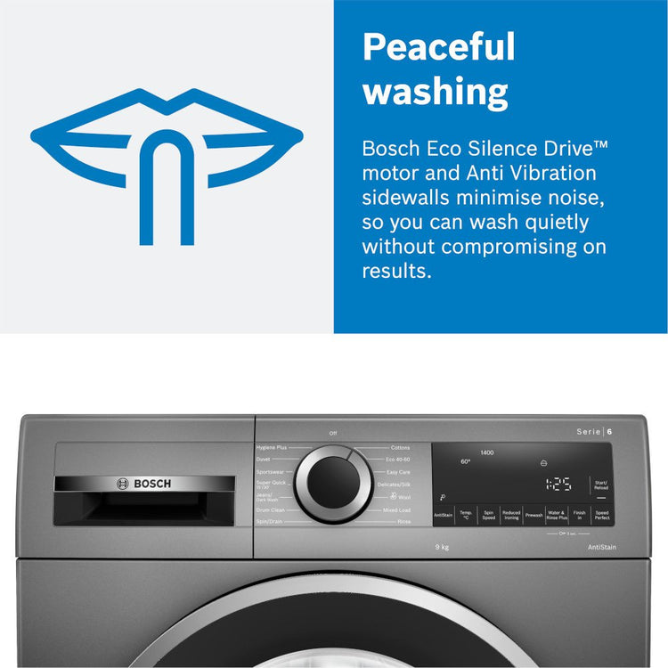 Bosch WGB256A1GB Series 8 Washing Machine 10kg 1400rpm White