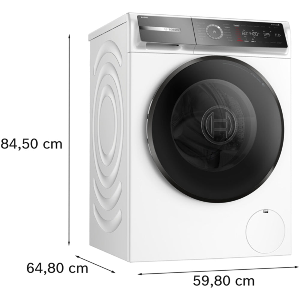 Bosch Series 8 WGB256A2GB Front Load Washing Machine 10kg 1400rpm White
