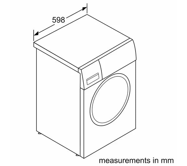 Bosch Series 2 WGE03408GB Washing Machine 8kg White