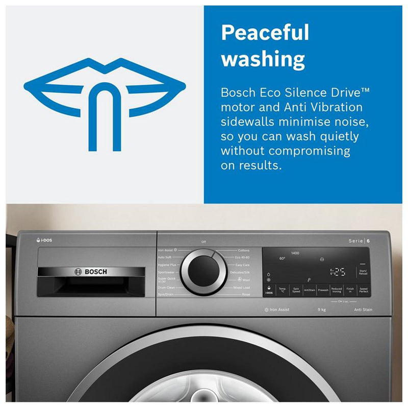 Bosch Series 6 WGG24400GB Front Load Washing Machine 9kg 1400rpm White