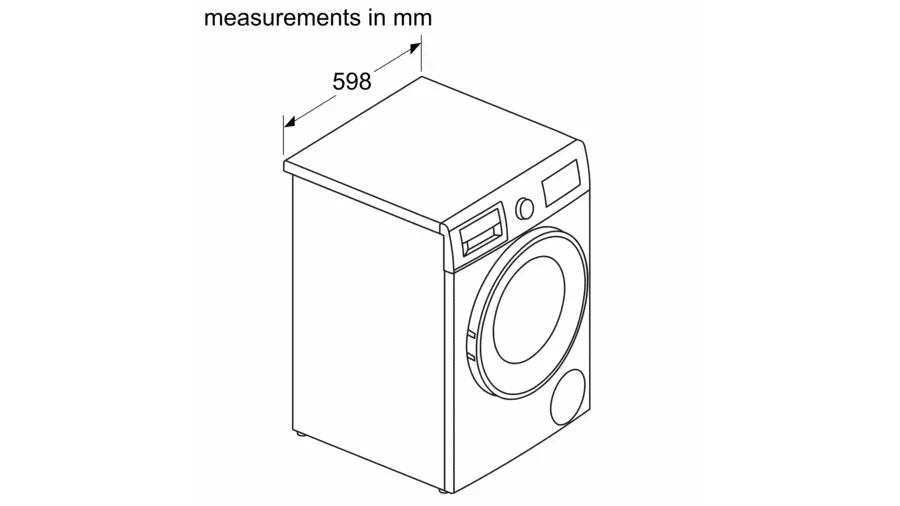 Bosch WNA134U8GB Washer Dryer 8kg/5kg 1400rpm White