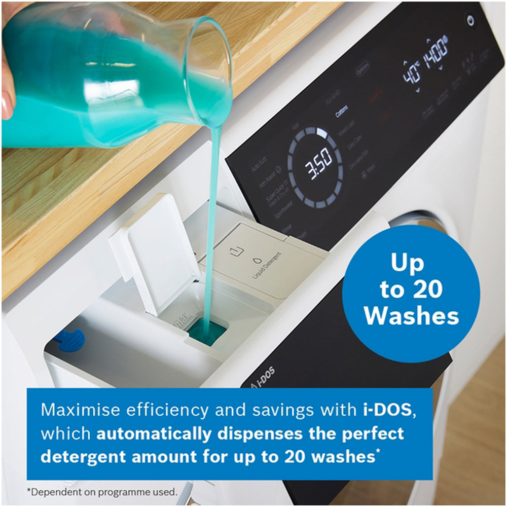 Bosch Series 8 WNC25410GB Washer Dryer 10.5kg/6kg 1400rpm White
