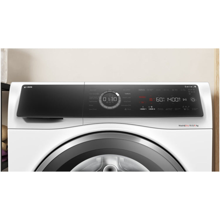 Bosch Series 8 WNC25410GB Washer Dryer 10.5kg/6kg 1400rpm White