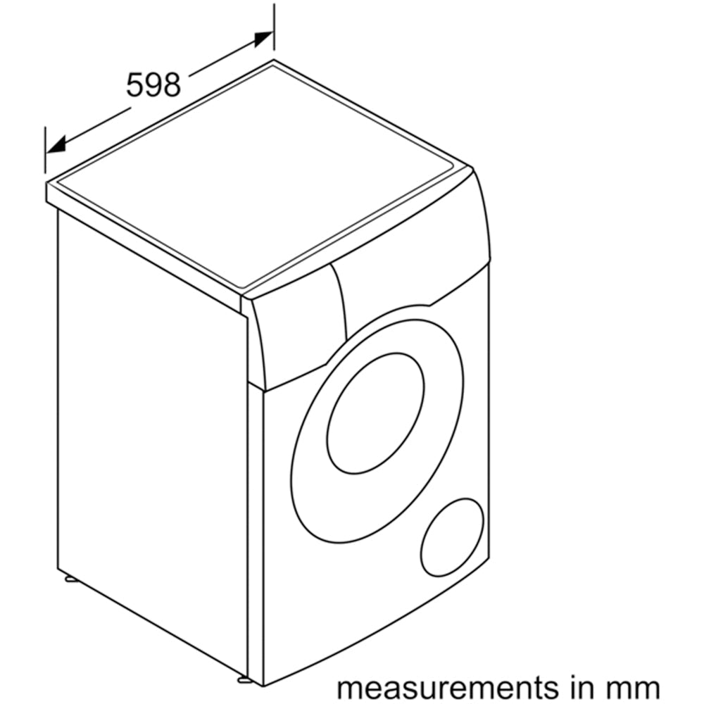 Bosch Series 8 WNC25410GB Washer Dryer 10.5kg/6kg 1400rpm White