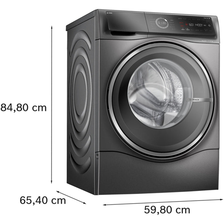 Bosch Series 8 WNC254ARGB Washer Dryer 10.5kg/6kg Graphite