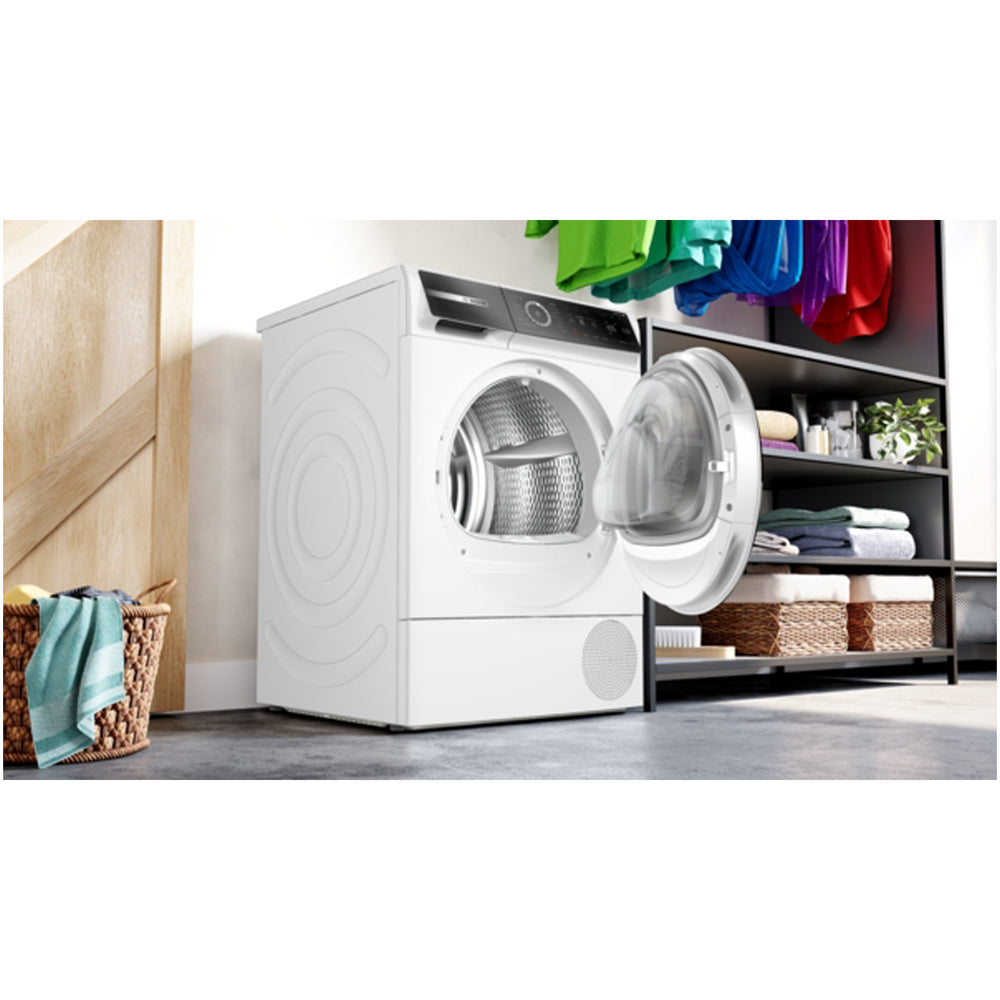 Bosch Series 8 WQB246C9GB Heat Pump Tumble Dryer 9kg White