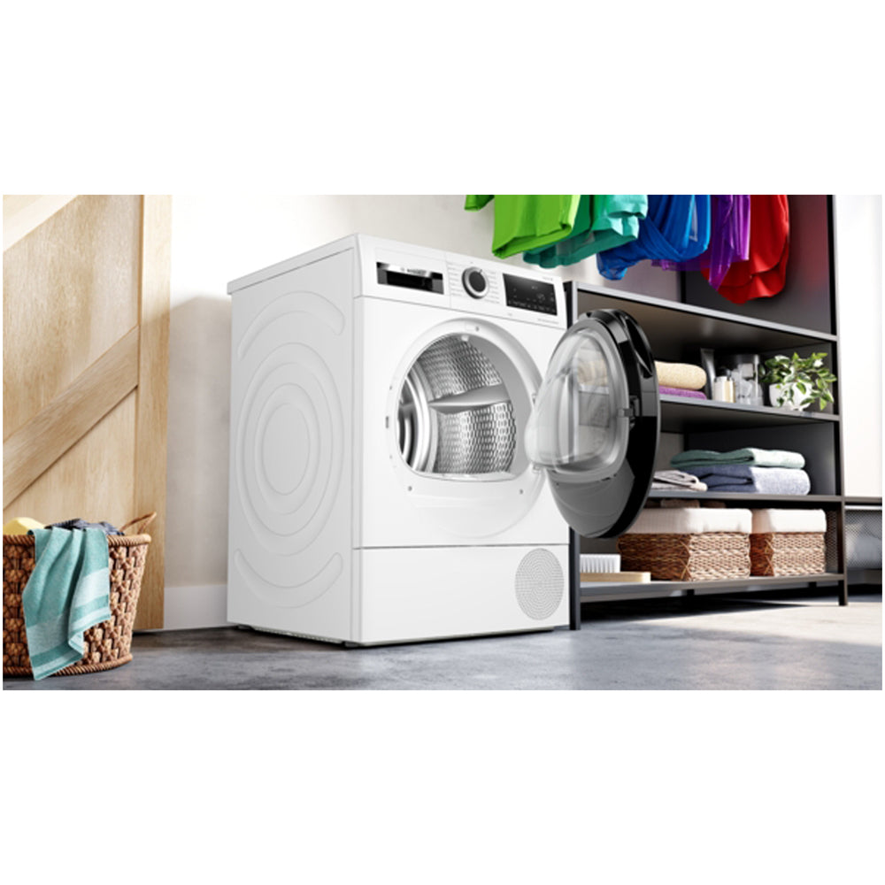 Bosch Series 6 WQG245A0GB Heat Pump Tumble Dryer 9kg White