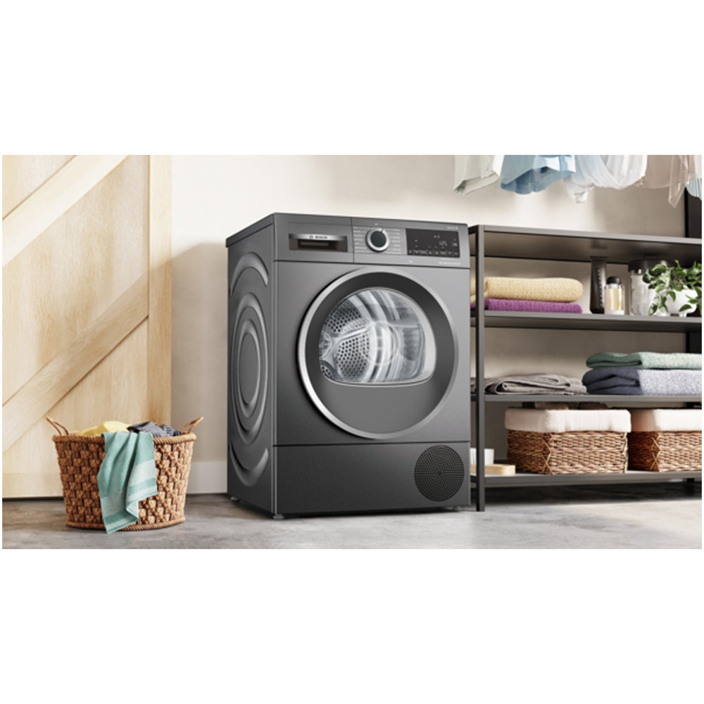 Bosch WQG245R1GB Series 6 Heat Pump Tumble Dryer 9kg Graphite