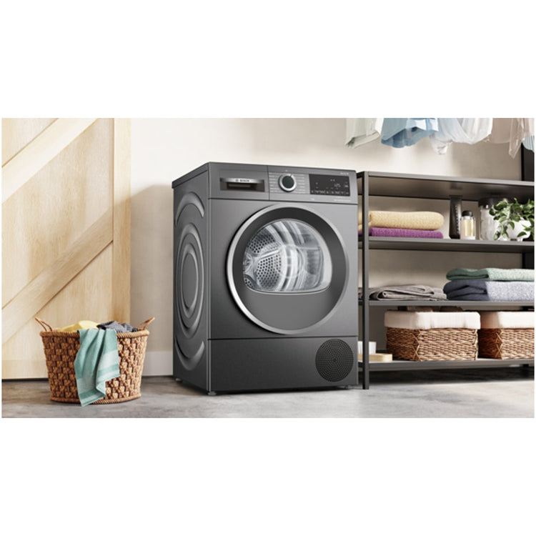 Bosch WQG245R1GB Series 6 Heat Pump Tumble Dryer 9kg Graphite