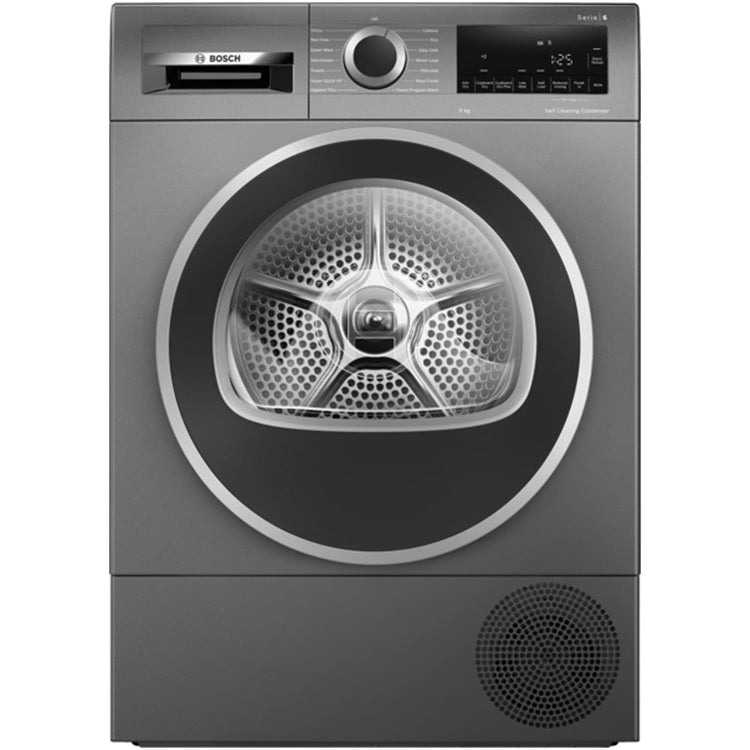 Bosch WQG245R1GB Series 6 Heat Pump Tumble Dryer 9kg Graphite