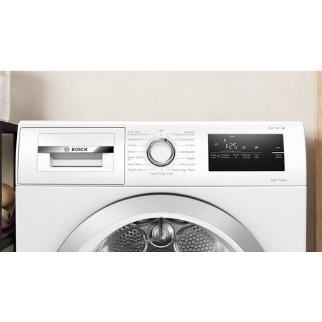 Bosch Serie 4 WTH85223GB Heat Pump Tumble Dryer 8kg White