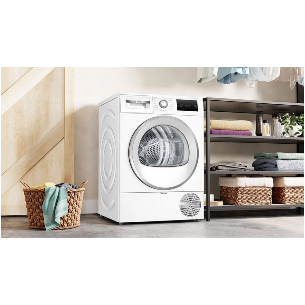 Bosch Series 4 WTH85224GB Heat Pump Tumble Dryer 8kg White