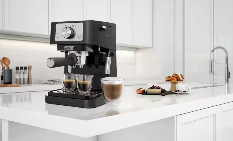 De'Longhi EC260.BK Stilosa Espresso Coffee Machine 1L 1100W Black