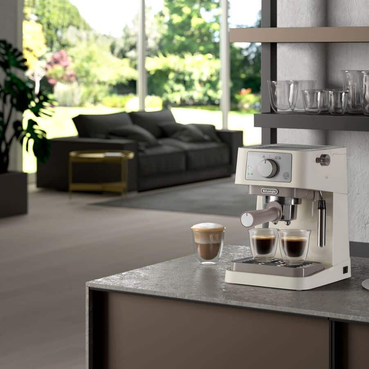 De'Longhi Stilosa EC260.CR Espresso Coffee Machine Cream