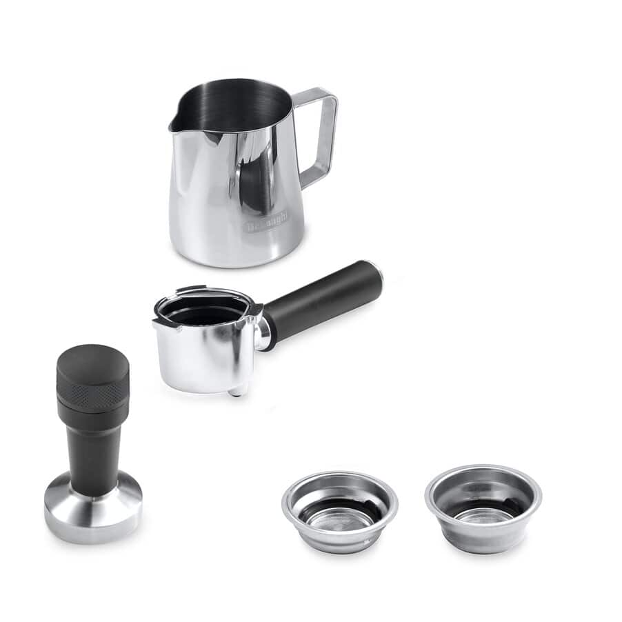 DeLonghi EC885.BG Dedica Arte Manual Espresso Coffee Maker Beige Gold
