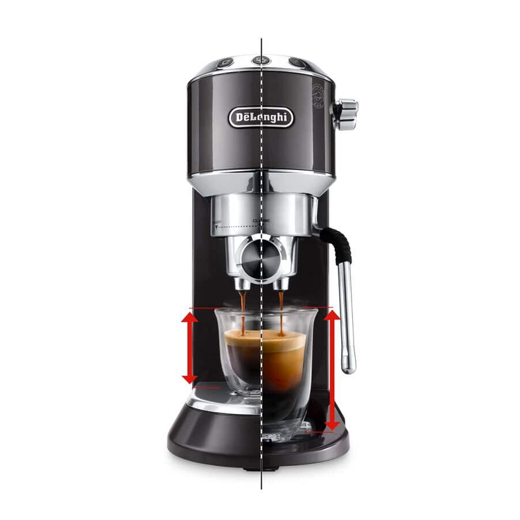 DeLonghi EC885.GY Dedica Arte Espresso Coffee Maker Grey