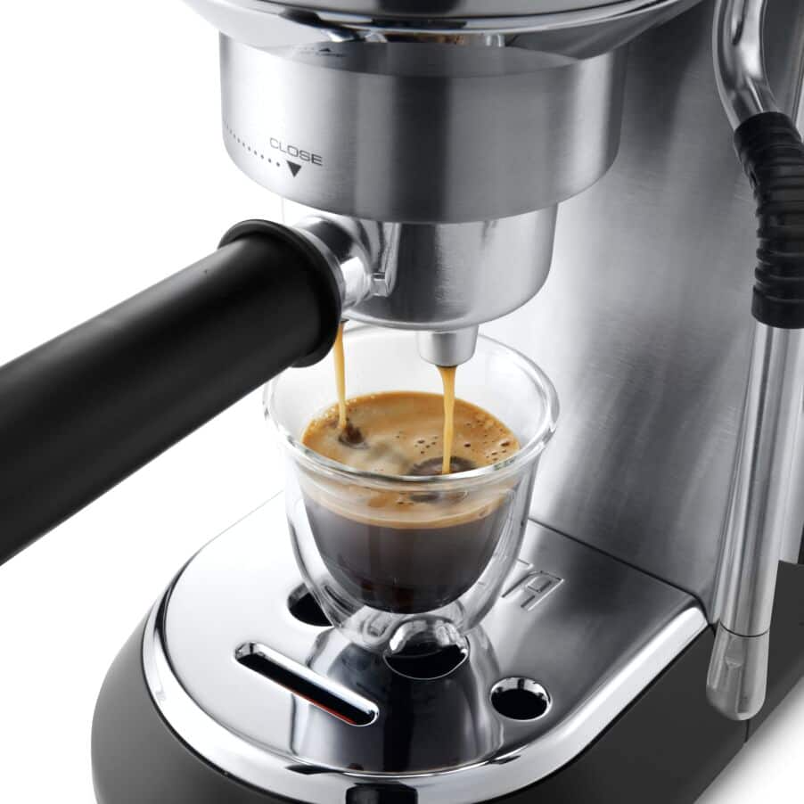 DeLonghi Dedica Arte EC885.M Manual Espresso Coffee Maker 15-Bar Silver