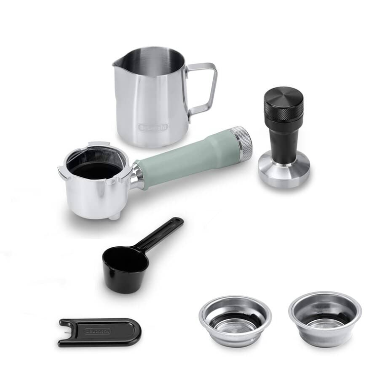 DeLonghi Dedica Duo EC890.GR Manual Espresso Machine Green