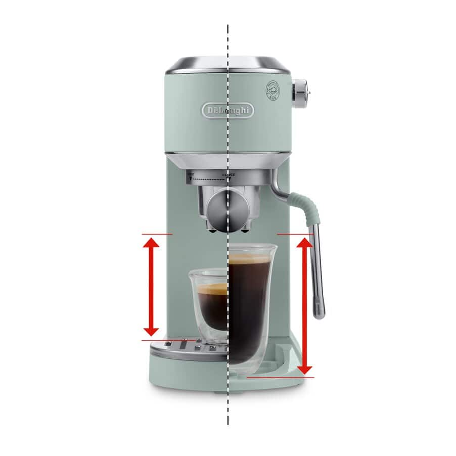 DeLonghi Dedica Duo EC890.GR Manual Espresso Machine Green