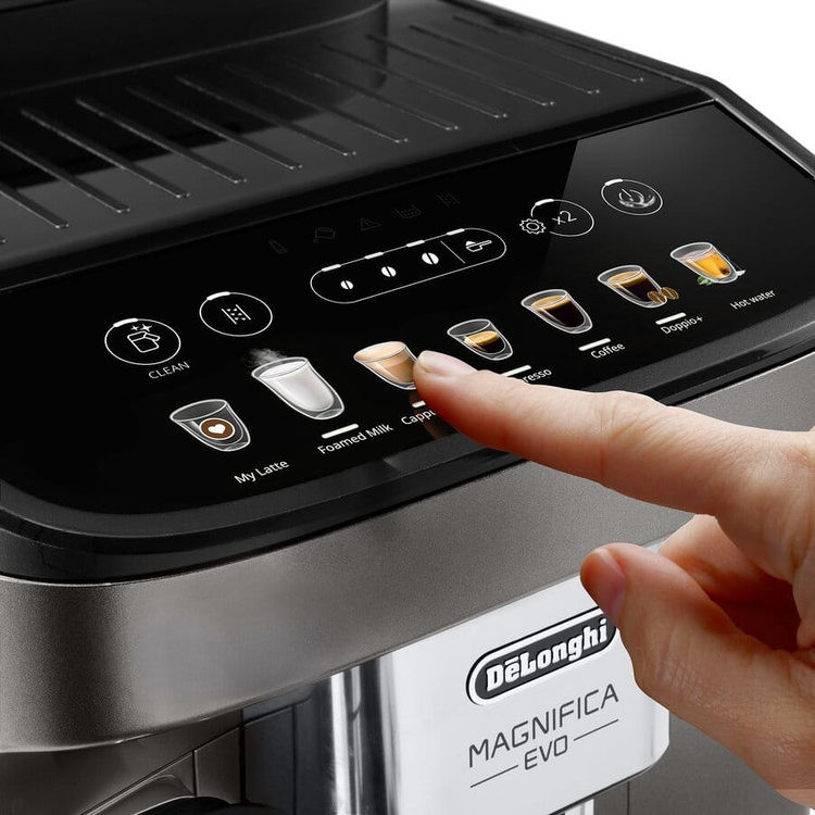 DeLonghi Magnifica Evo ECAM290.83.TB Bean to Cup Coffee Machine Titanium Black