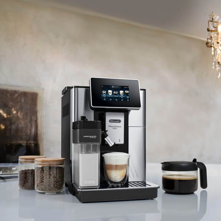 DeLonghi Primadonna Soul ECAM610.75.M Coffee Machine Metal Black