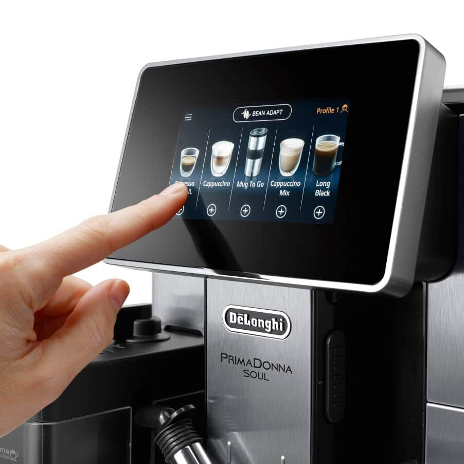 DeLonghi Primadonna Soul ECAM610.75.M Coffee Machine Metal Black